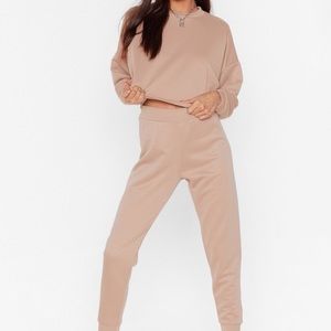 Work Things Out Sweater and Joggers Lounge Set